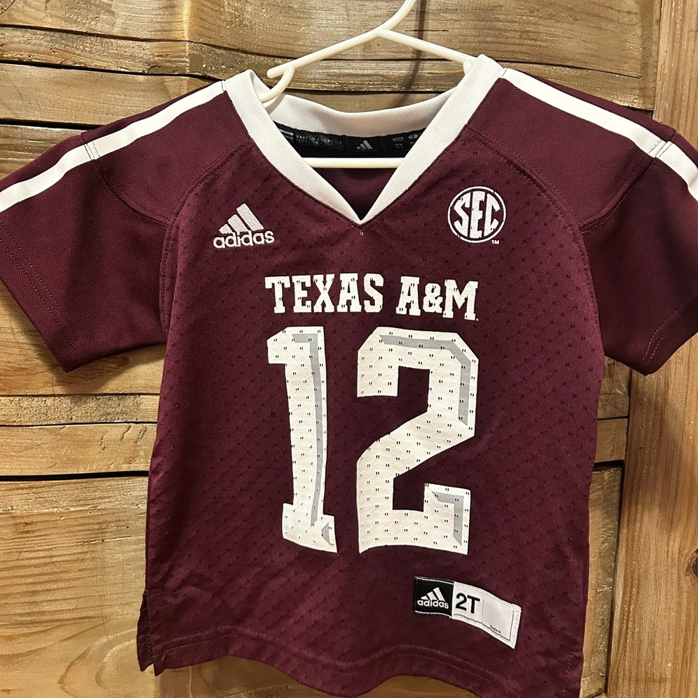Adidas Kids Texas A&M Maroon Jersey